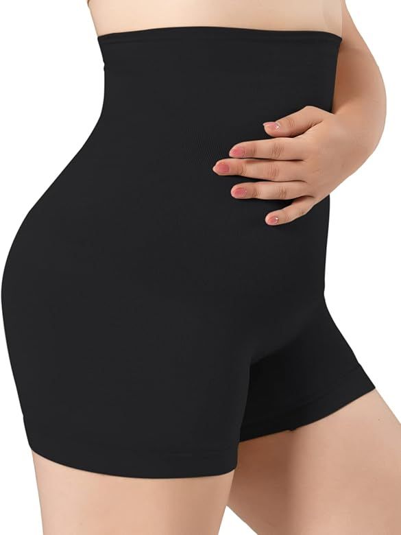 ATTLADY Shapewear Shorts for Women Tummy Control Boyshorts High Waisted Body Shaper Shorts Thigh Sli | Amazon (US)