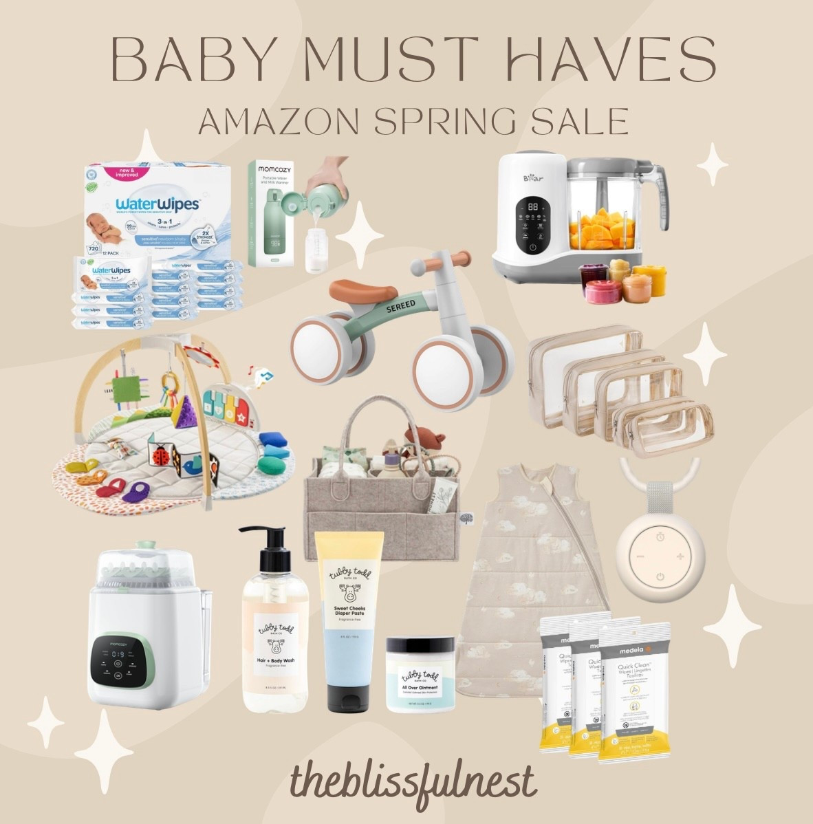 Baby must haves✨

Pregnancy faves, bay registry, baby monitor, baby toys, baby wipes, bay skincare, baby food, baby diaper bag, first mom, amazon, amazon finds, spring sale, amazon spring sale

#LTKBaby #LTKKids #LTKBump