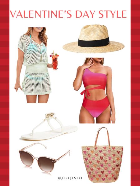 Valentine’s day outfit idea

Bikini coverup, bikini, sandals, sunglasses, tote, straw hat




#LTKtravel #LTKswim #LTKunder50