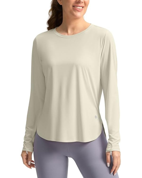 Women's Sun Shirts UPF 50+ Long Sleeve UV Protection Shirt Lightweight Quick Dry Workout Hiking T... | Amazon (US)
