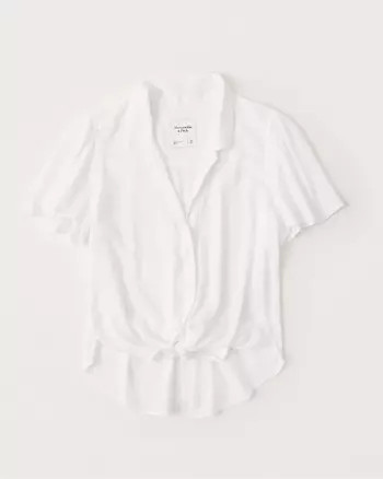 Flutter-Sleeve Top | Abercrombie & Fitch US & UK