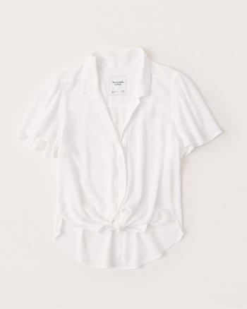 Flutter-Sleeve Top | Abercrombie & Fitch (US)