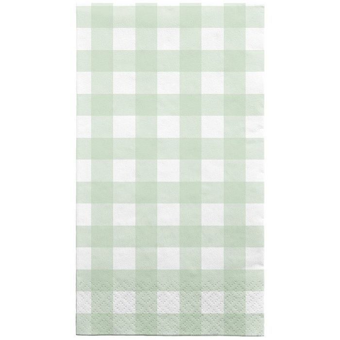 30ct Disposable Lunch Napkins Gingham Green - Spritz™ | Target