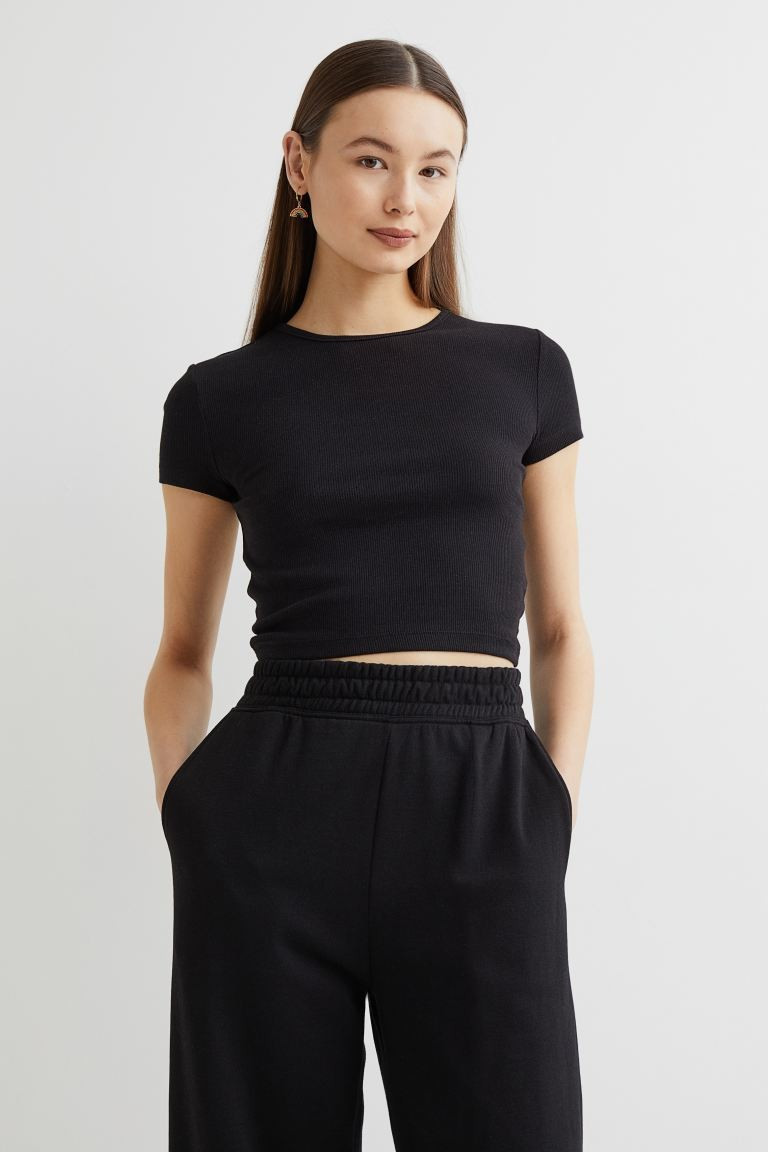Ribbed Crop Top | H&M (US + CA)