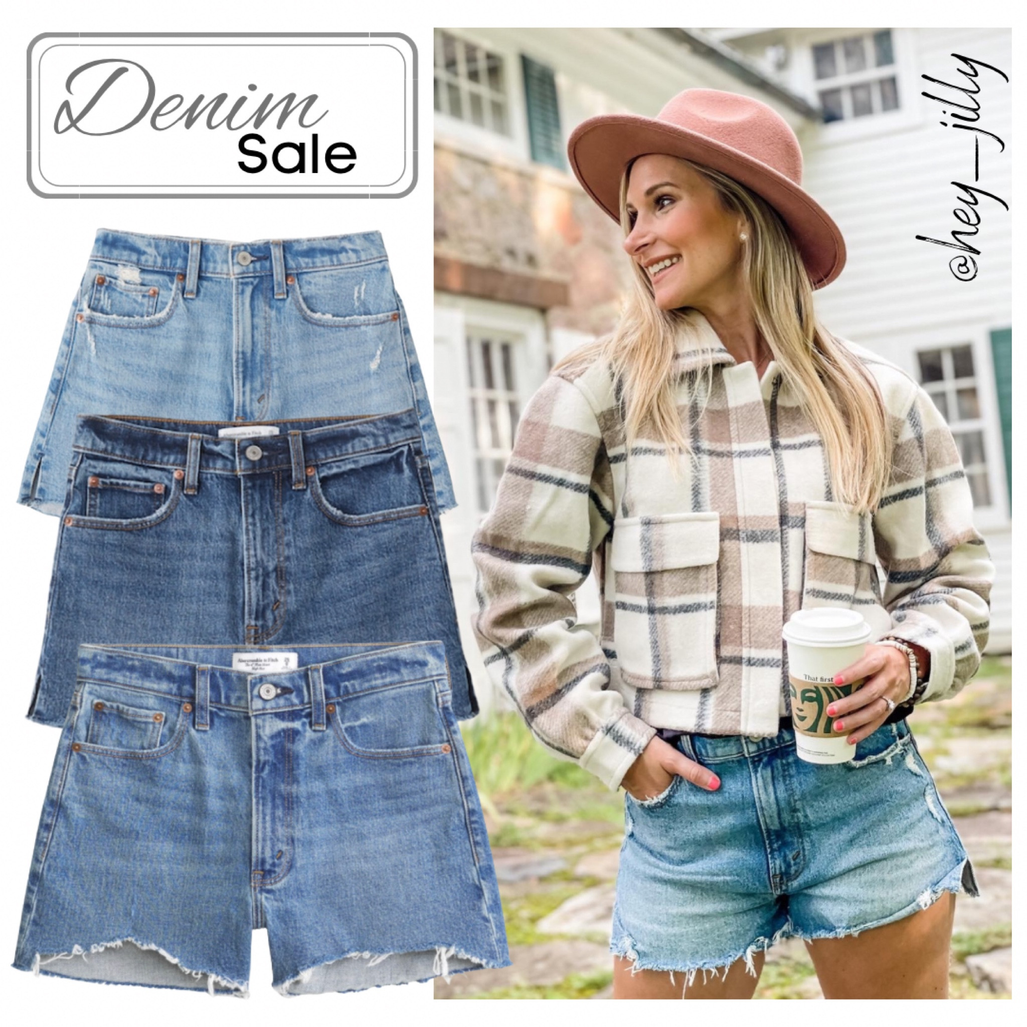 25% off denim and 15% off everything else! Vacation ready Jean shorts. I size up one size. 

Spring break
Vacation outfit 

#LTKfindsunder50 #LTKSpringSale #LTKsalealert