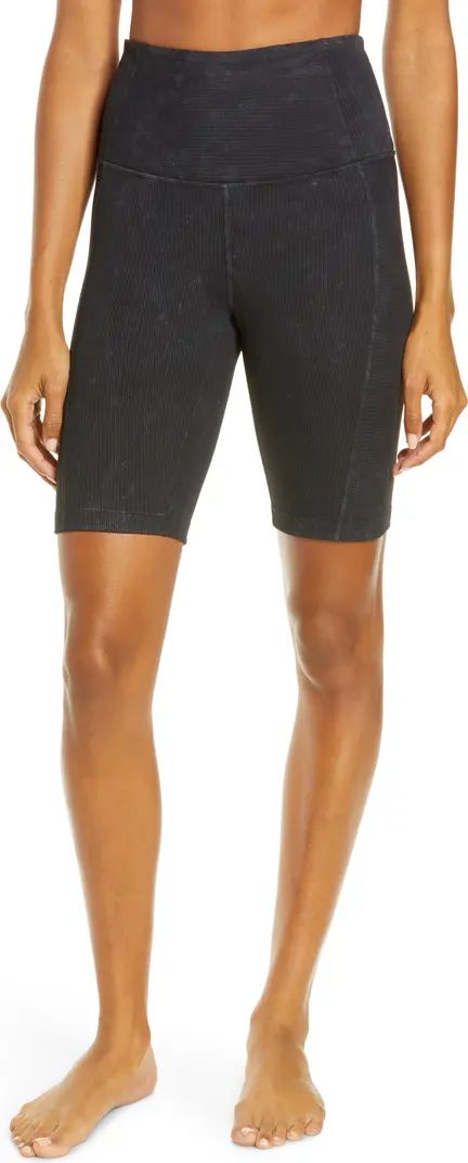 Zella Snow Wash Rib Bike Shorts | Nordstrom | Nordstrom Canada