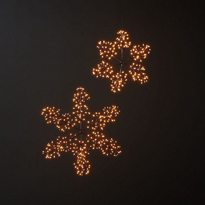 LED Flashing Metal Snowflake | Ballard Designs, Inc.