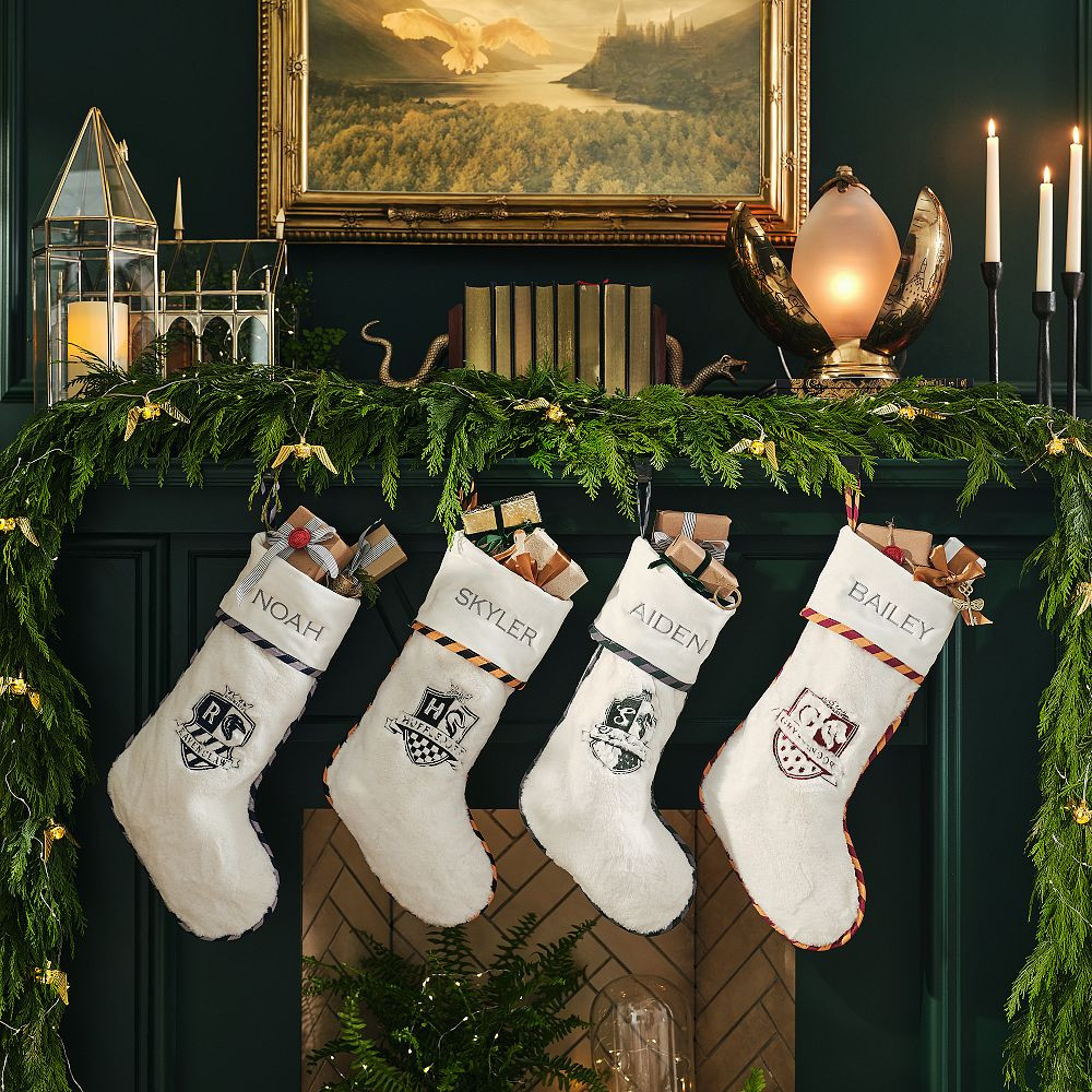 Harry Potter™ Ivory Faux Fur Stocking | Pottery Barn Teen