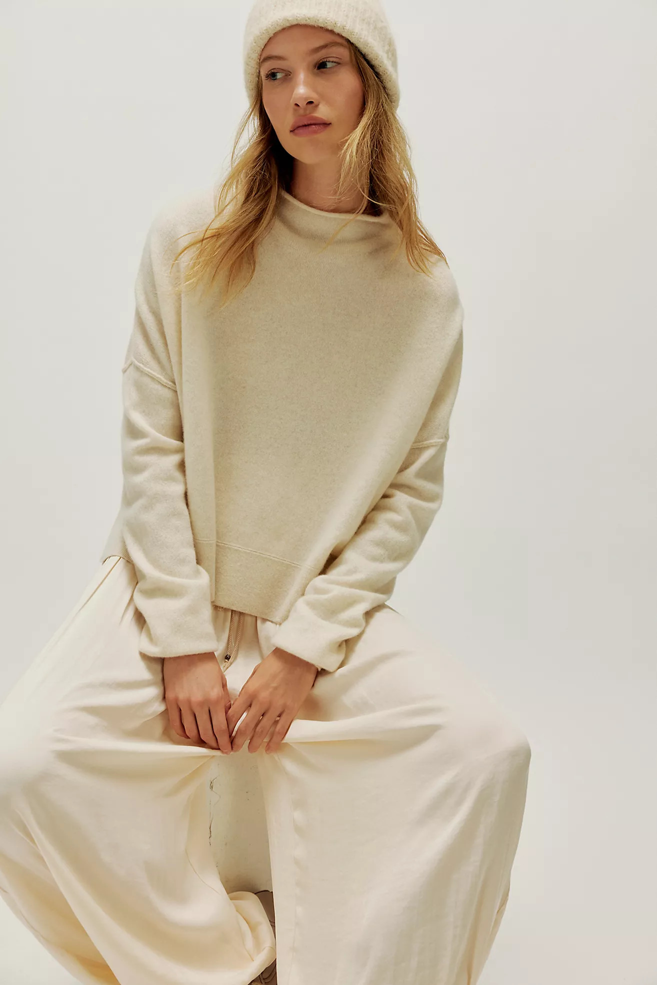 Ambrose Cashmere Turtleneck Sweater | Free People (UK)