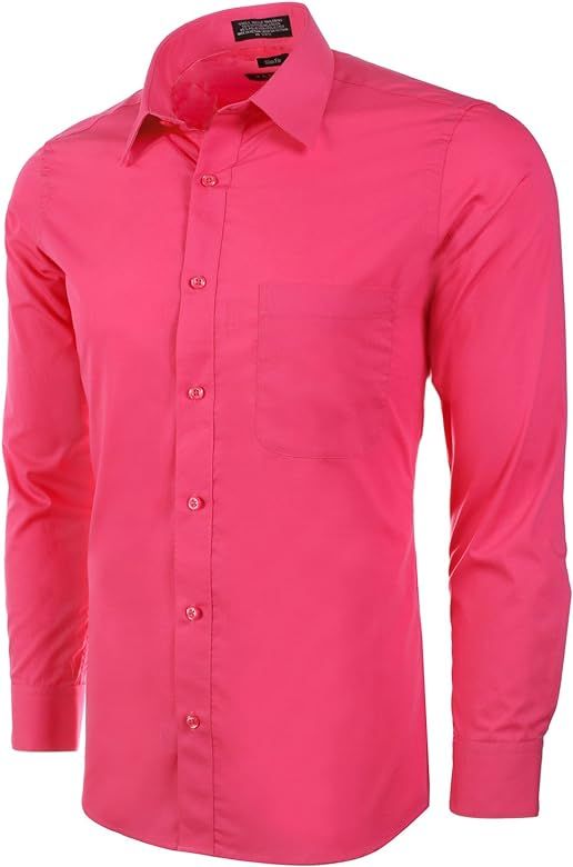 Men's Basic Slim Fit Dress Shirt | Amazon (US)