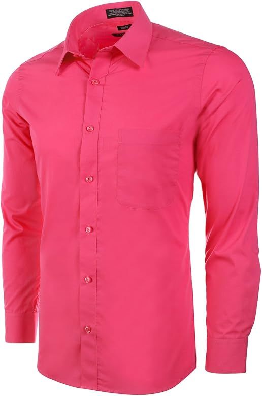 Men's Basic Slim Fit Dress Shirt | Amazon (US)