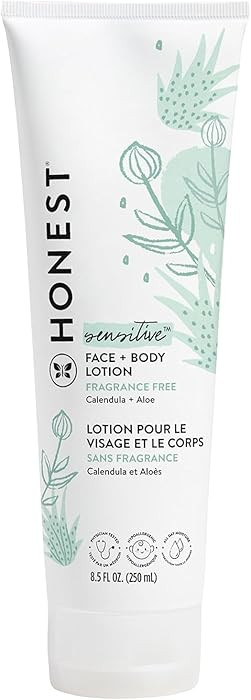 The Honest Company Hydrating Face and Body Lotion, Fast Absorbing, Naturally Derived, Hypoallerge... | Amazon (US)