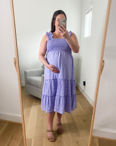 Maternity dress / lavender purple maxi dress / pregnancy dress / baby shower outfit / spring dress 

#LTKSeasonal #LTKbump #LTKunder100