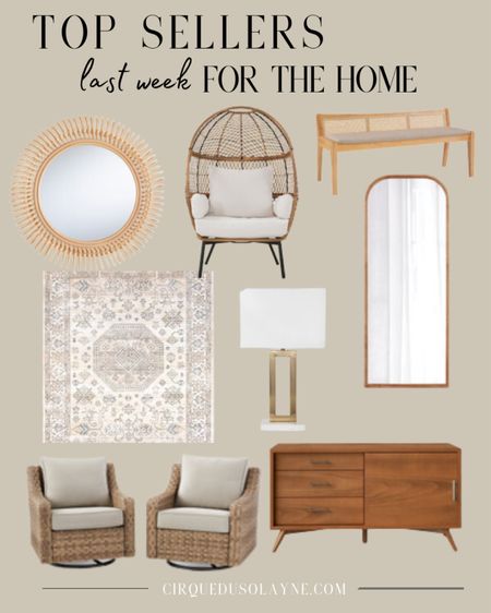 Home decor items and furniture y’all loved last week.

Home decor, furniture, indoor rug, living room rug, dining room rug, outdoor furniture, gold mirror, gold lamp, rattan bench, wicker bench, wicker chair, rattan mirror, wicker mirror, home edit, home decor on a budget, outdoor patio, top sellers, best sellers, home essentials, neutral home

#LTKhome #LTKGiftGuide #LTKSeasonal