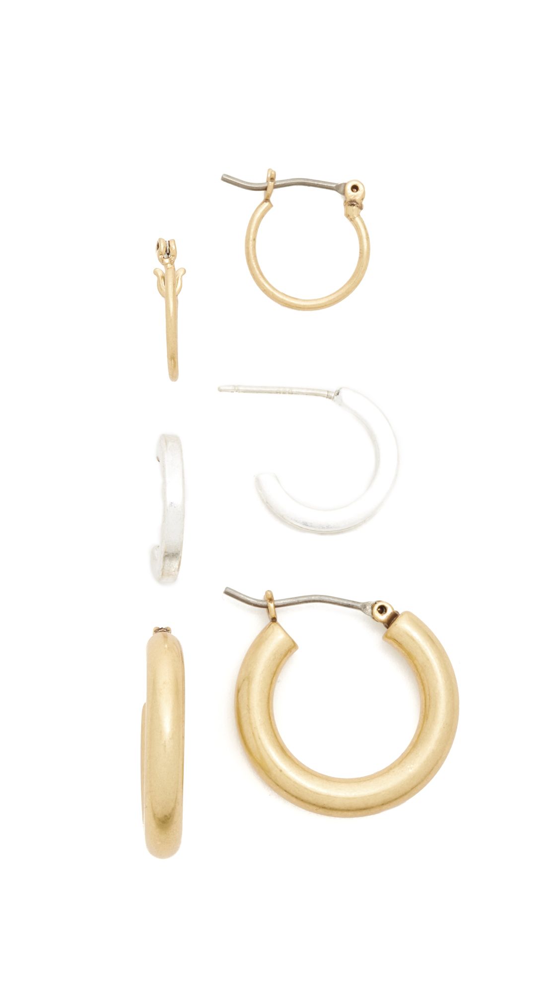 Madewell Multi Hoop Earring Pack | Shopbop