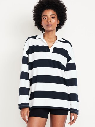 Oversized Rugby Polo | Old Navy (US)
