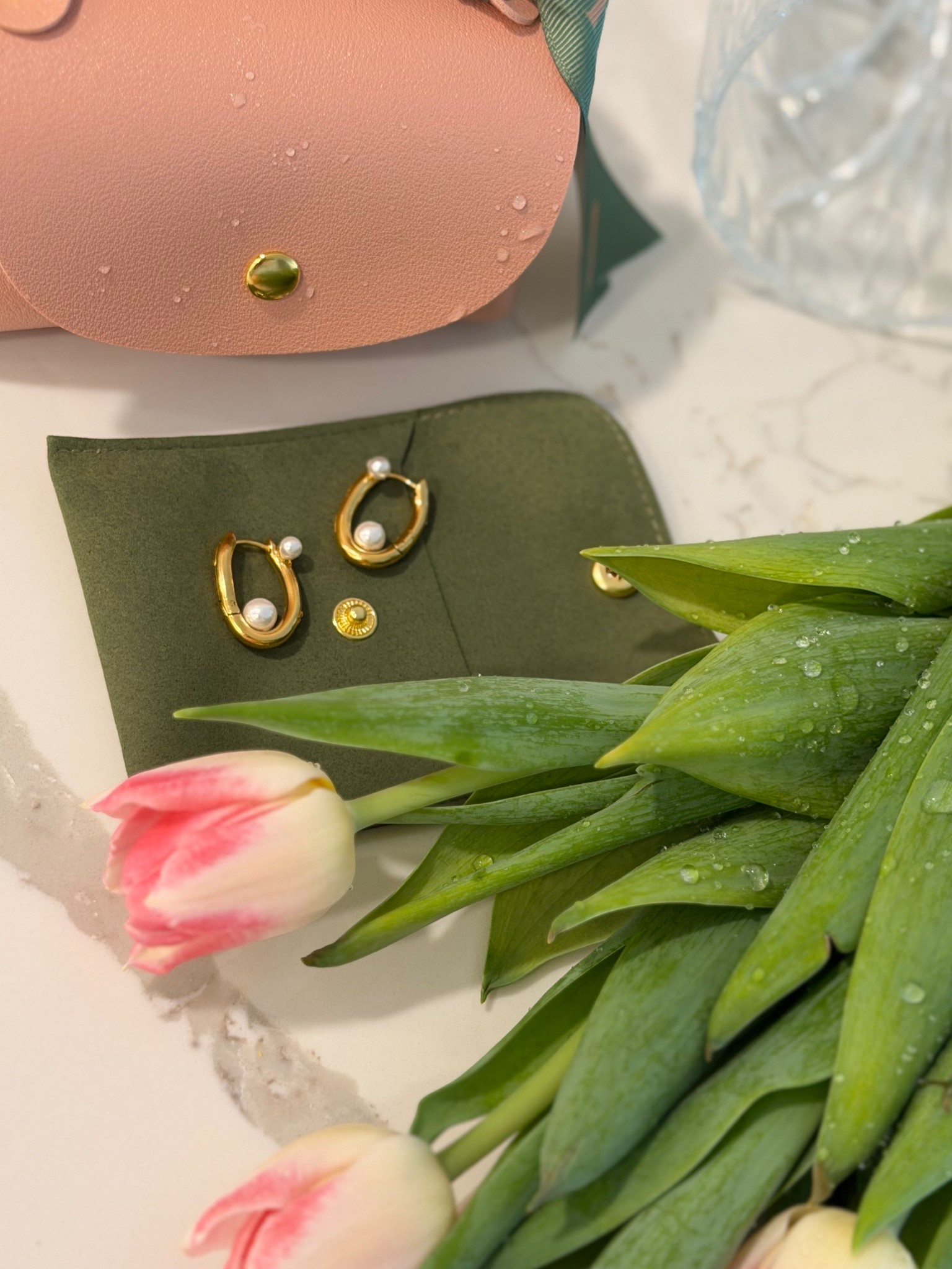 @Akalia waterproof gold earrings! 