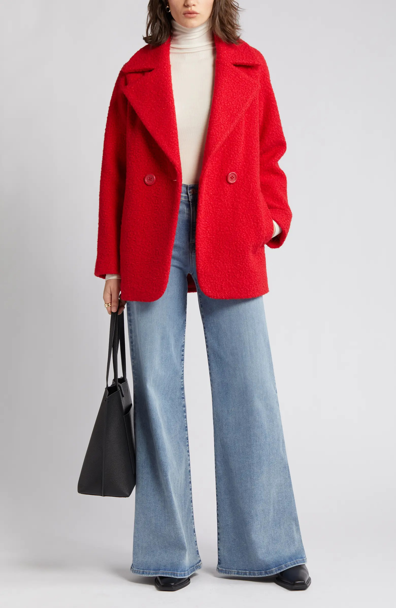 BCBGeneration Bouclé Peacoat | Nordstromrack | Nordstrom Rack