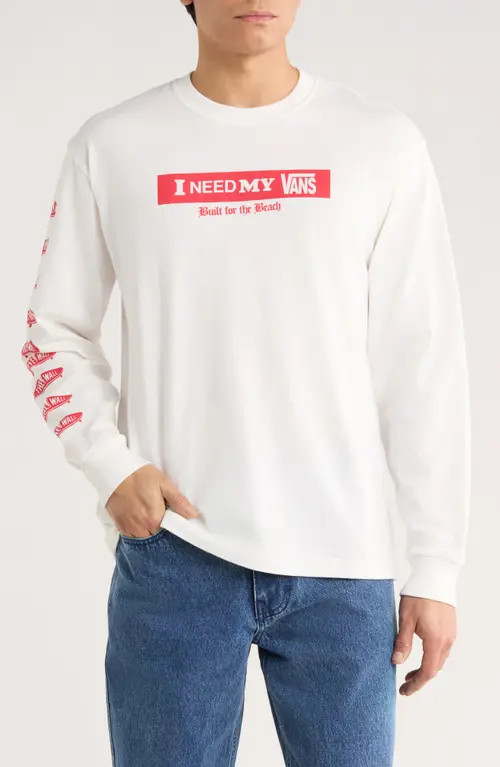 I Need My Vans Graphic T-Shirt in White at Nordstrom, Size Medium | Nordstrom