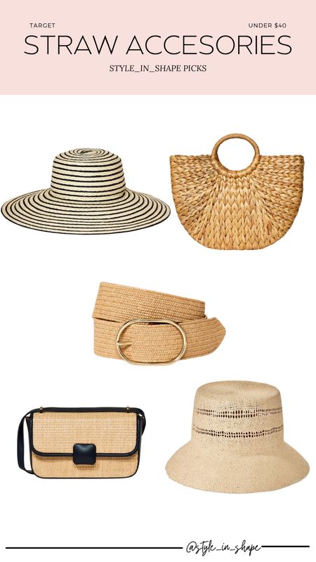 Summer straw accessories under $40

#LTKfindsunder50 #LTKSeasonal