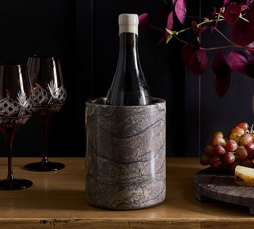 Breccia Marble Wine Chiller | Pottery Barn (US)
