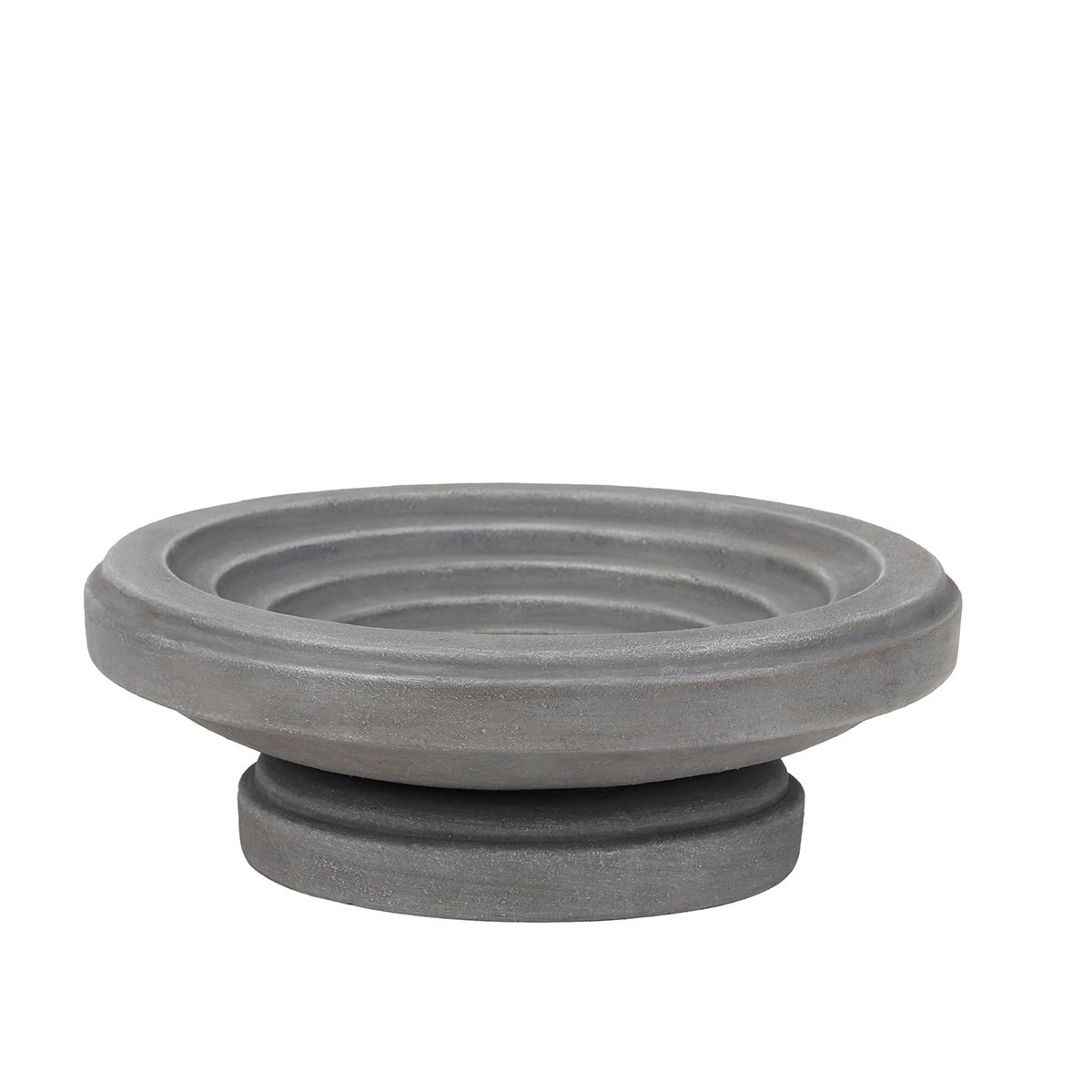 Style Selections 4-in H Dark Gray Plastic Complete birdbath one_size | A06-1045 | Lowe's