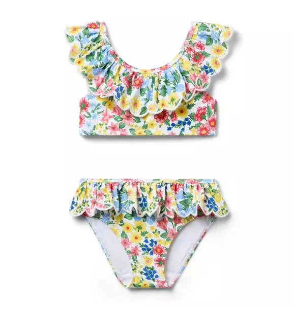 Recycled Floral Ruffle 2-Piece Swimsuit | Janie and Jack