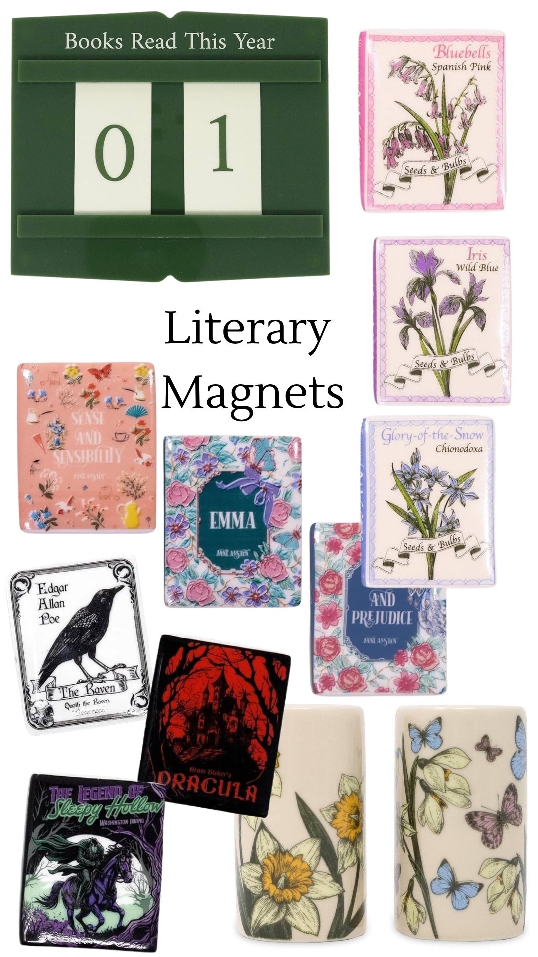Some absolutely fantastic literary magnets for my bibliophile fridgescapers out there!

#LTKU #LTKHome