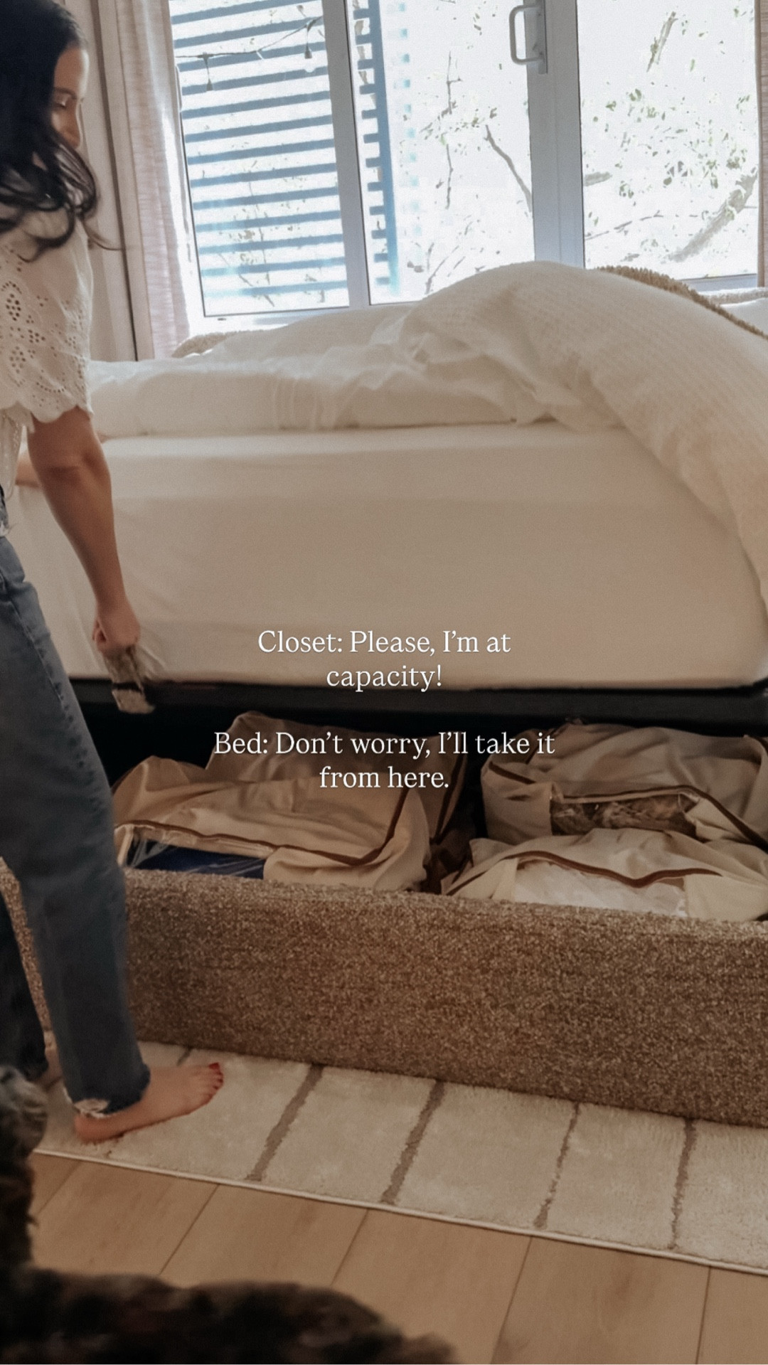 No closet space? No problem. This storage bed has your back (and your coats, luggage, and extra linens). 🛏️✨ 

#bedroomdecor #bed #bedroom 




#LTKHome