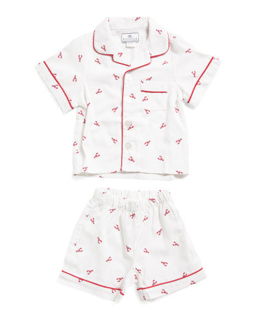 Kids 2pc Brixham Lobsters Short Sleeve Pajama Set | Kids' Pajamas | Marshalls | Marshalls