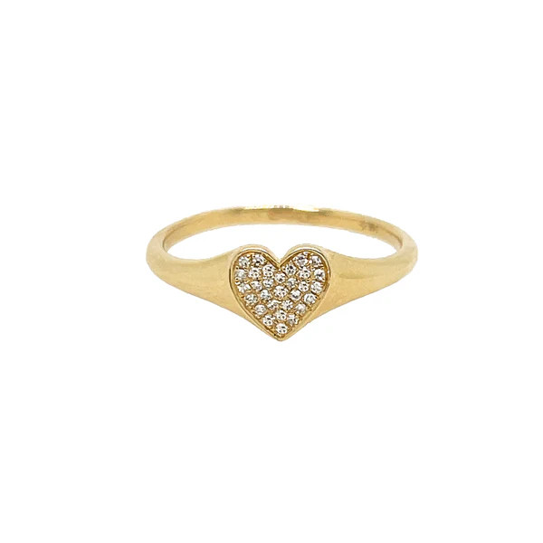 Diamond Heart Ring | Jennifer Miller Jewelry