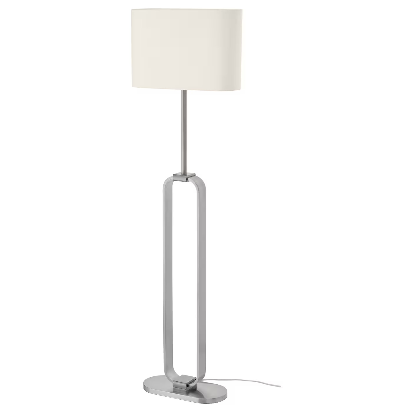 UPPVIND Standleuchte, vernickelt/weiß, 150 cm - IKEA Deutschland | IKEA (DE)