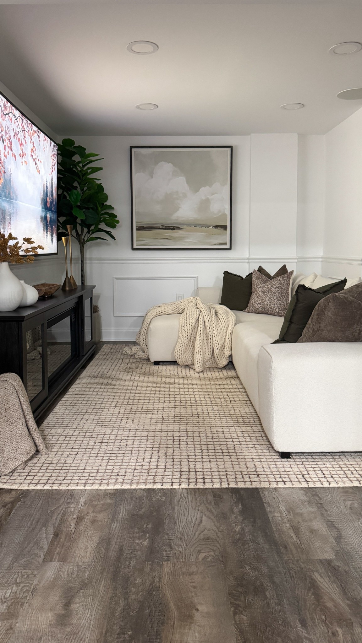 Movie theather views ft. This gorgeous electric console fireplace! 🔥🤎

#LTKSaleAlert #LTKSeasonal #LTKHome