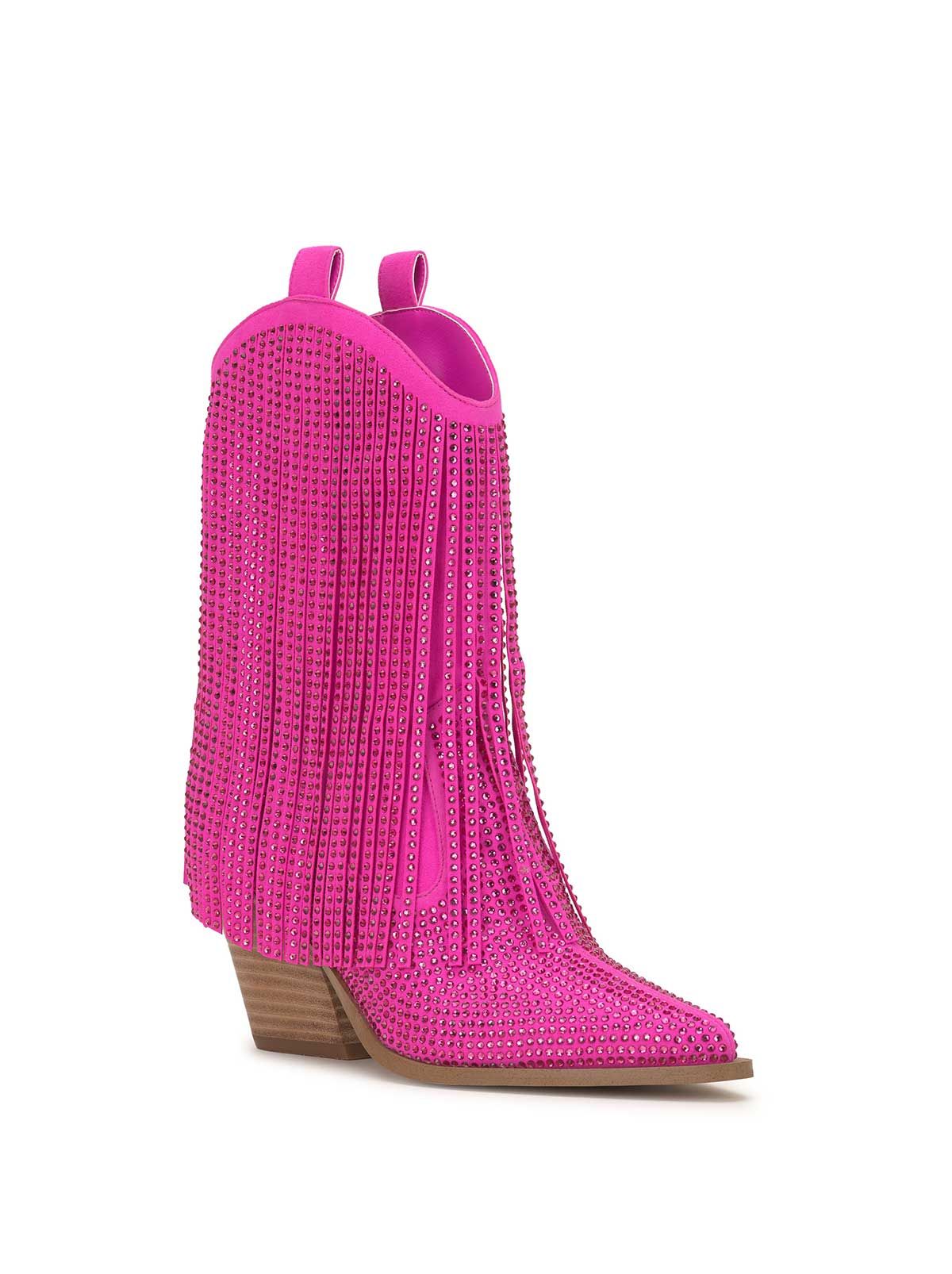 Paredisa Fringe Bootie in Valley Pink | Jessica Simpson E Commerce