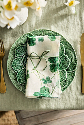 Clover Linen Napkins, Set of 2 | Anthropologie (US)