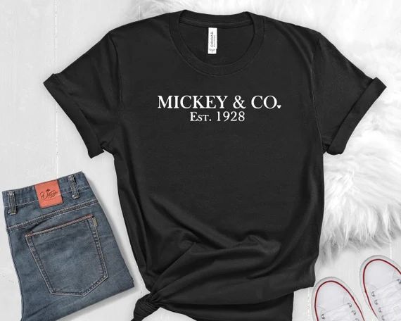 Mickey and Co Tiffany Tee, Mickey Mouse Shirt, Mickey Tshirt, Disney Sweatshirt, Disney Vacation ... | Etsy (US)