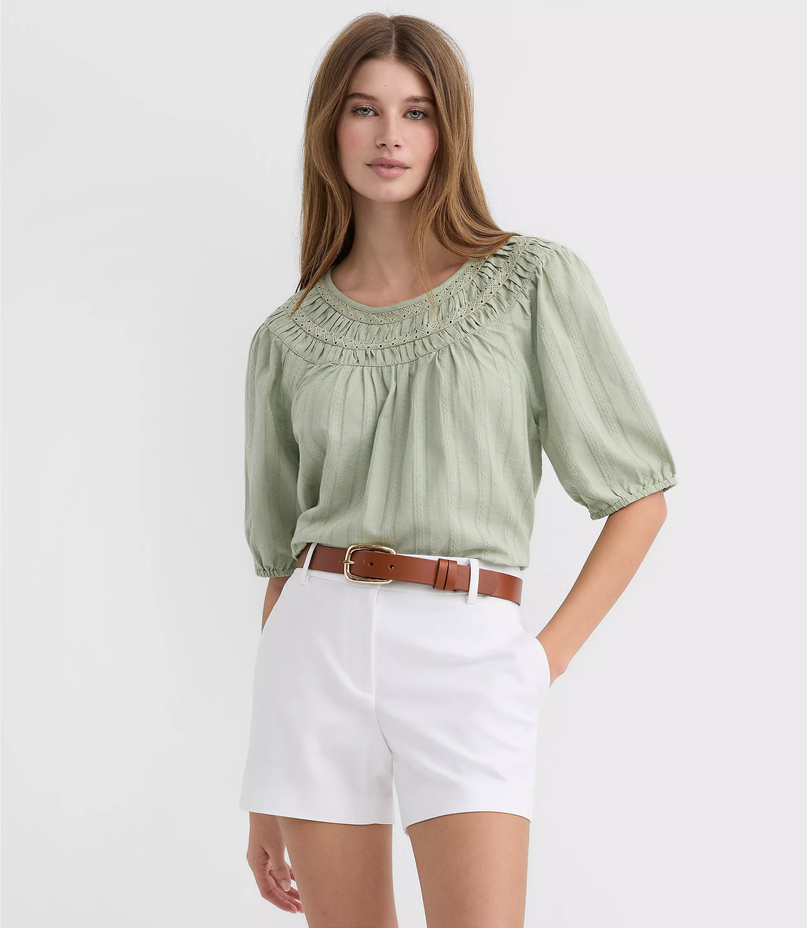 Petite Riviera Shorts in Doubleweave | LOFT