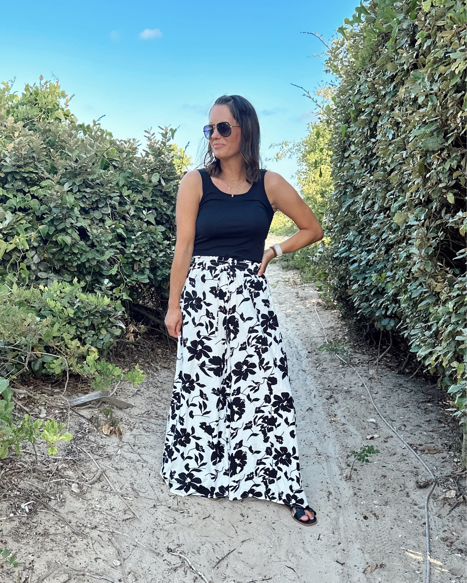 Amazon outfit with these wide leg pants and tank! Both run true to size- wearing a small in both. 

Vacation outfit, resort wear, date night outfit, girls night outfit

#LTKOver40 #LTKStyleTip #LTKFindsUnder50