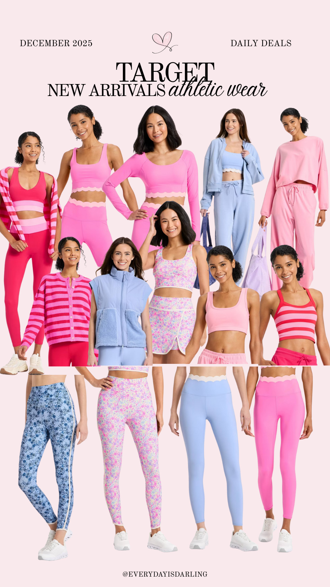 How cute is this new Target athletic wear drop?! I want it all!  

 #LTKootd #LTKfitnessgoals #LTKActive
