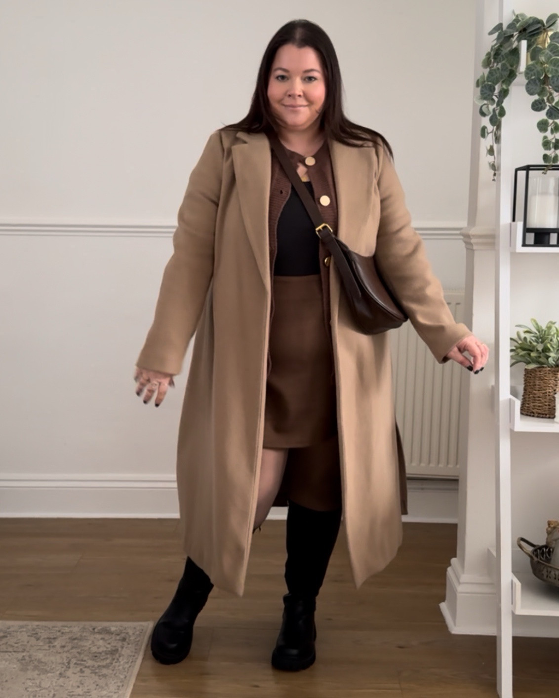Cute Coffee Date Winter Outfit 

#LTKplussize #LTKwinter #LTKcurves