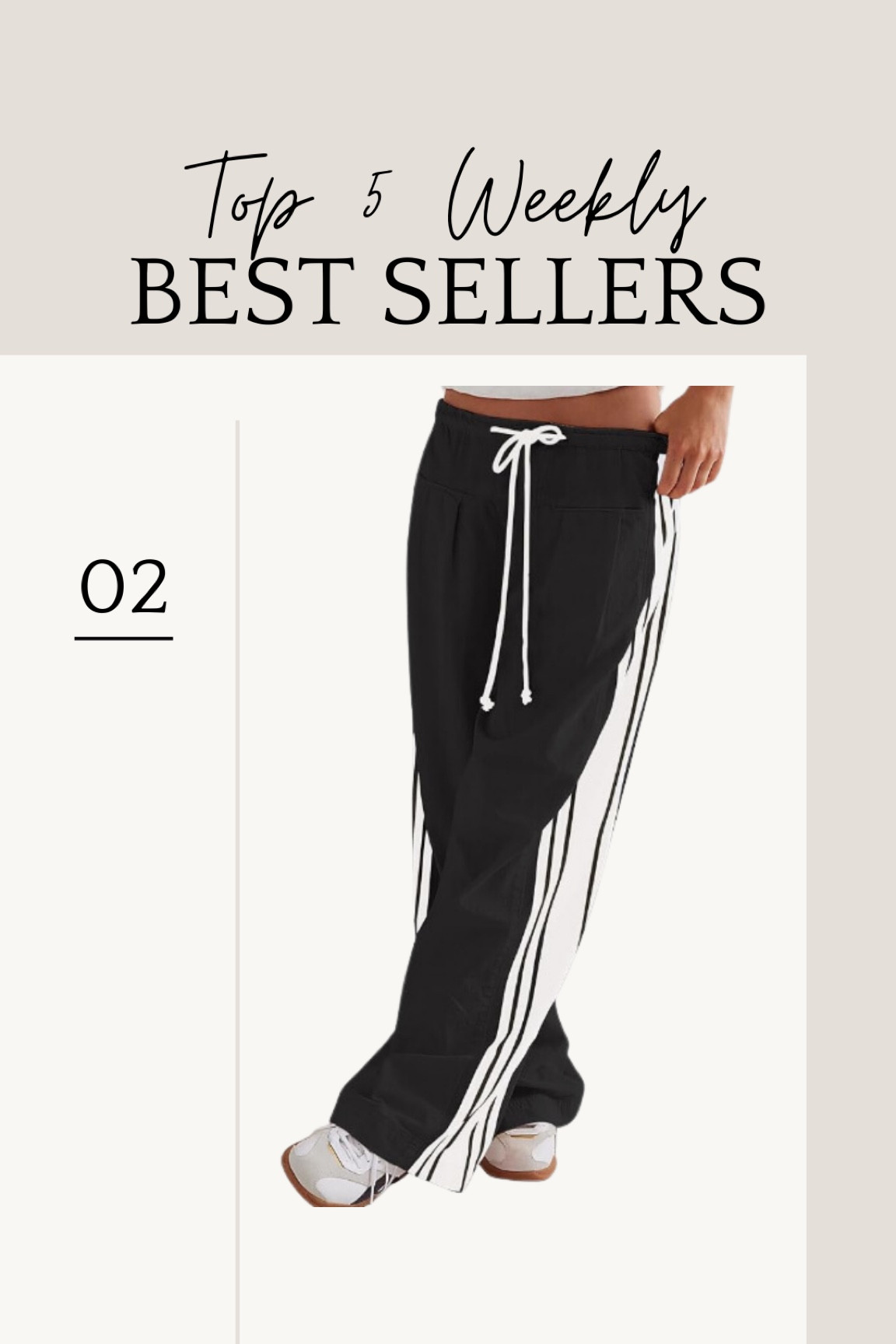 ✨ Top 5 weekly best sellers! ✨ 

Casual outfit, outfit ideas, elegant style, minimal style, fashion inspo, neutral style, Amazon fashion, Amazon finds, ootd, basics, street style, neutral outfits, fall outfit, fall style, fall fashion, fall outfits, styling ideas, what to wear, chic style, outfit inspo, simple outfits, sweat pants, track pants, free people dupes 

#LTKStyleTip #LTKActive #LTKFindsUnder50