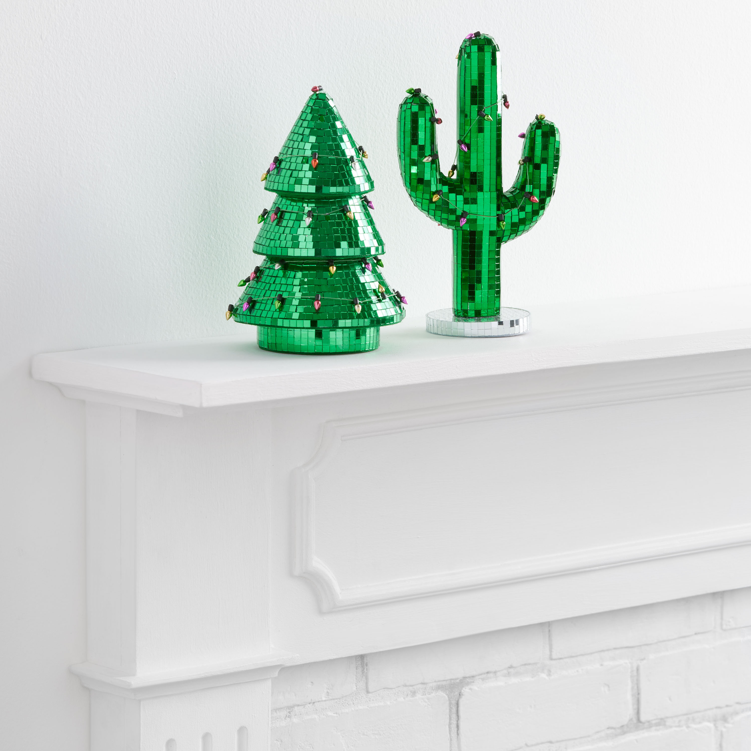 Green Disco Holiday Tabletop Decor | World Market