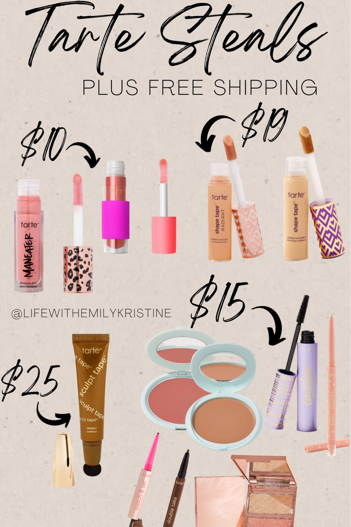 Tarte Steals - only 7 hours left! ✨🫶🏼

#LTKbeauty #LTKSale #LTKstyletip