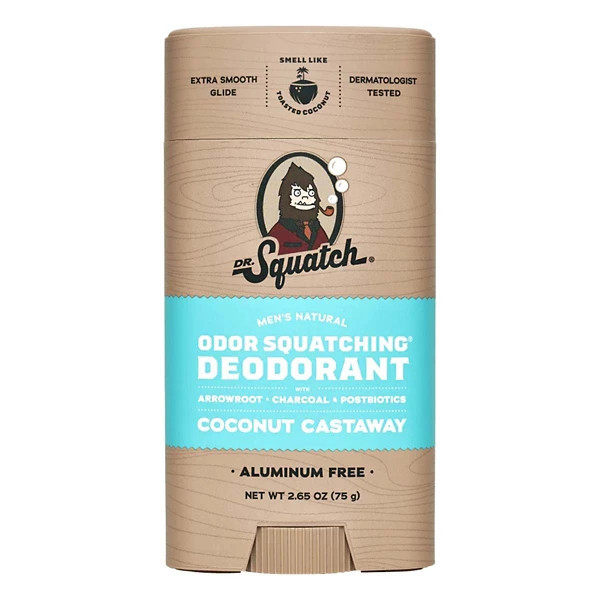 Dr. Squatch Coconut Castaway Natural Odor Squatching Deodorant | Scheels