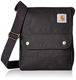 Carhartt, Durable, Adjustable Crossbody Bag with Flap Over Snap Closure, Brown | Amazon (US)