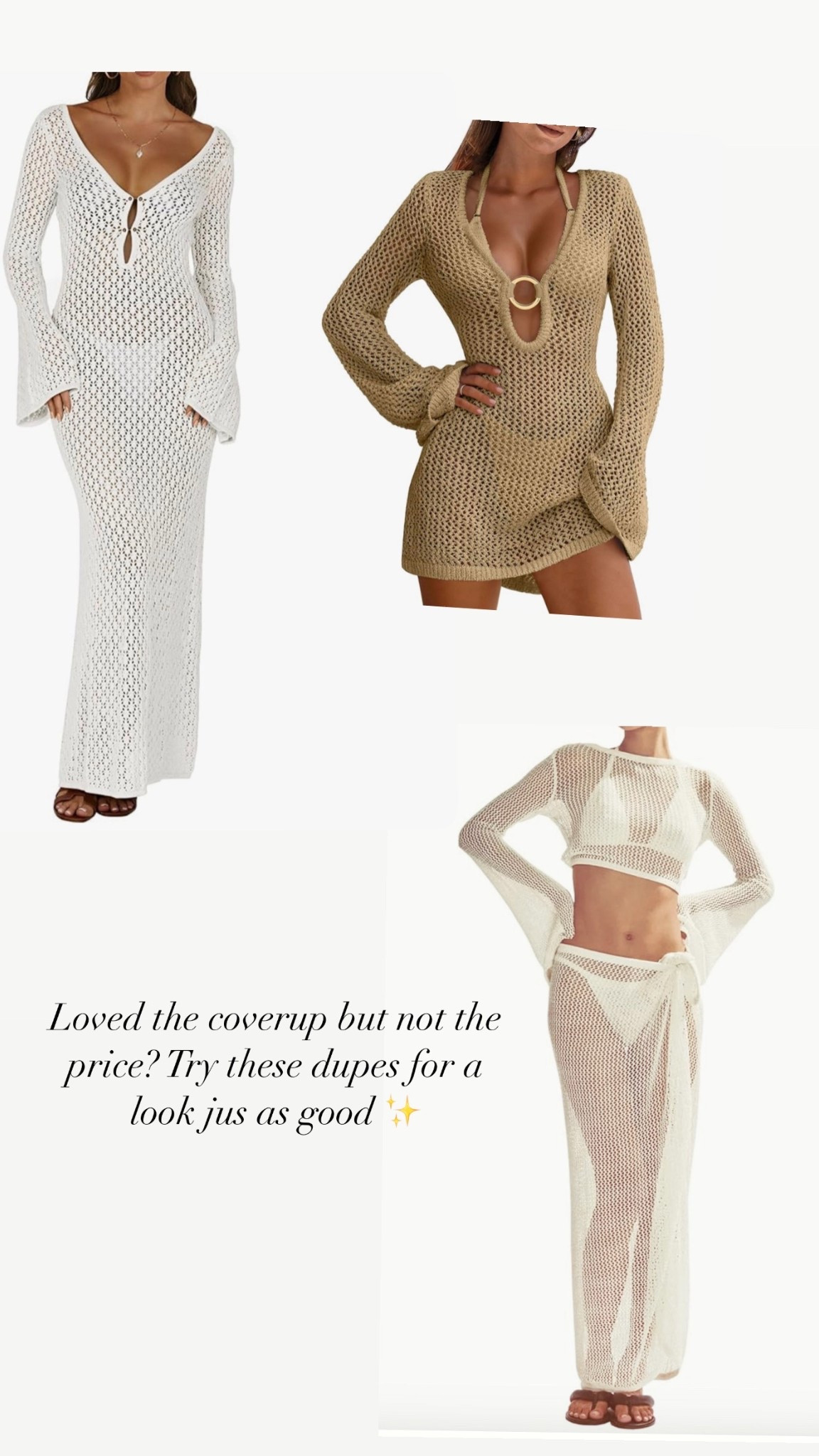Swim dupes that look just as hott and save you 💵 

#LTKSeasonal #LTKSwim #LTKgrwm