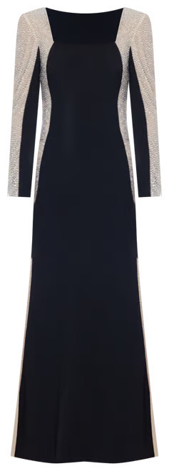 Embellished Colorblocked Gown | Macy's