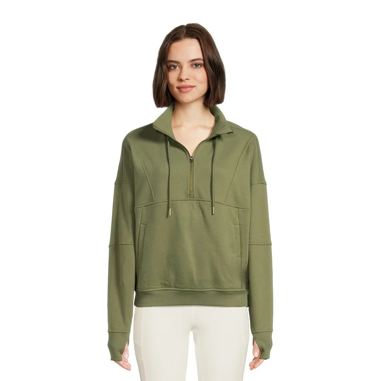 Avia Women's Quarter Zip Pullover, Sizes XS-XXXL | Walmart (US)