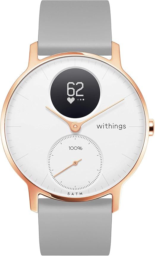 Withings Steel HR - Hybrid Smartwatch - Activity Tracker with Connected GPS, Heart Rate Monitor, ... | Amazon (US)
