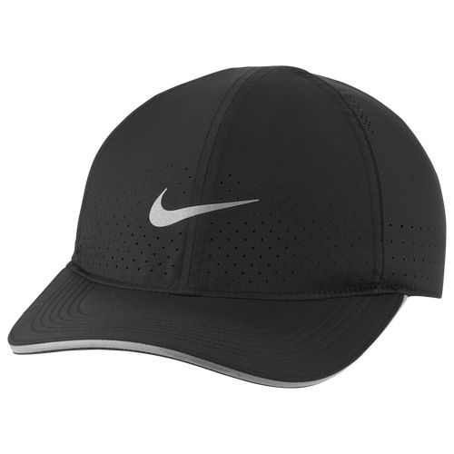 Nike Dry Aerbill Featherlite Run Cap - Men's - Black, Size One Size | Eastbay